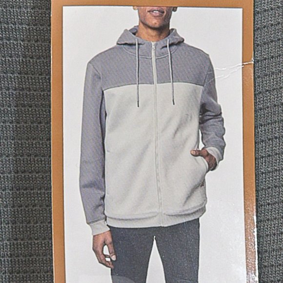 GRAY‎ Voyager Men's Full Zip Fleece Hoodie - Picture 5 of 6